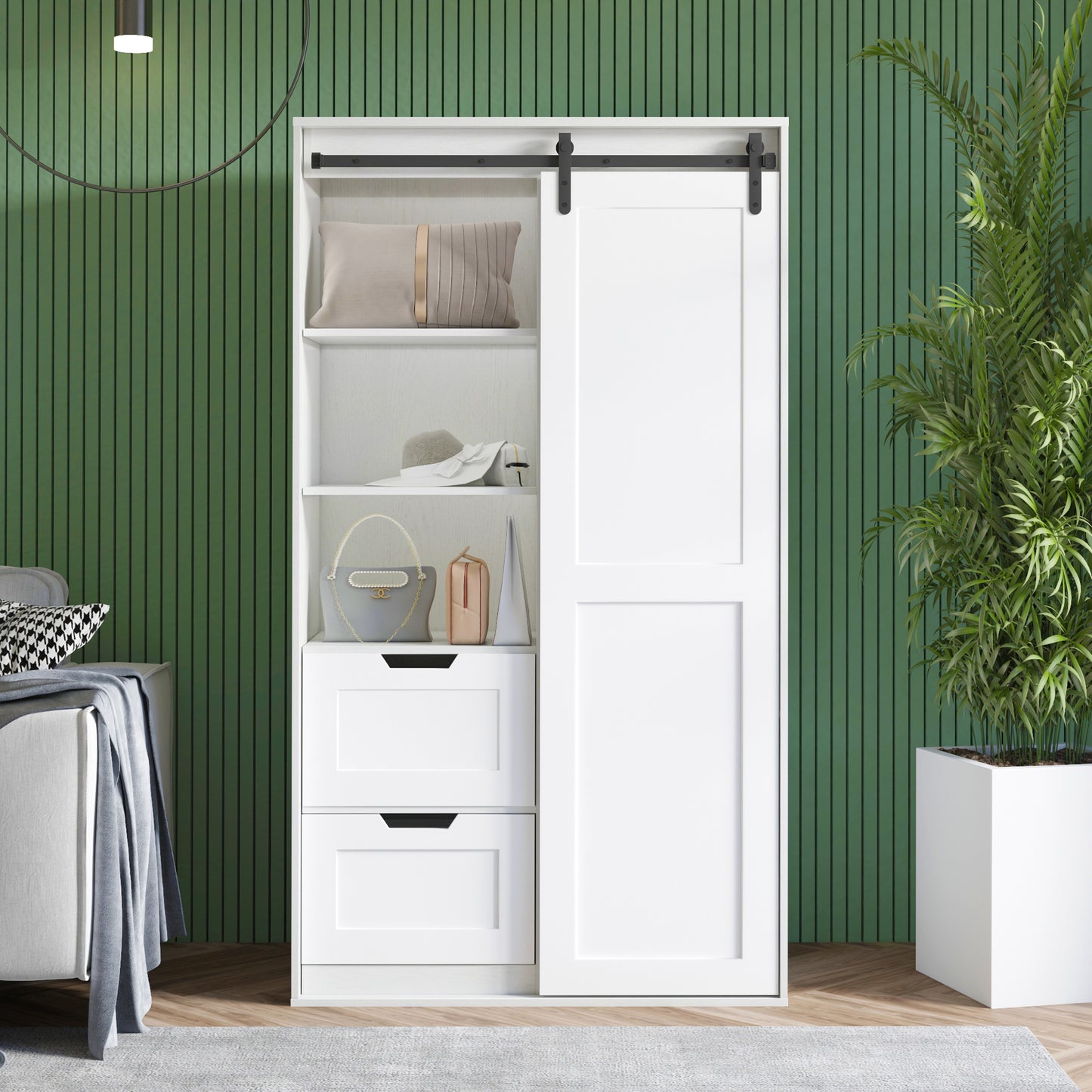 Reon Closets Storage Cabinet - White