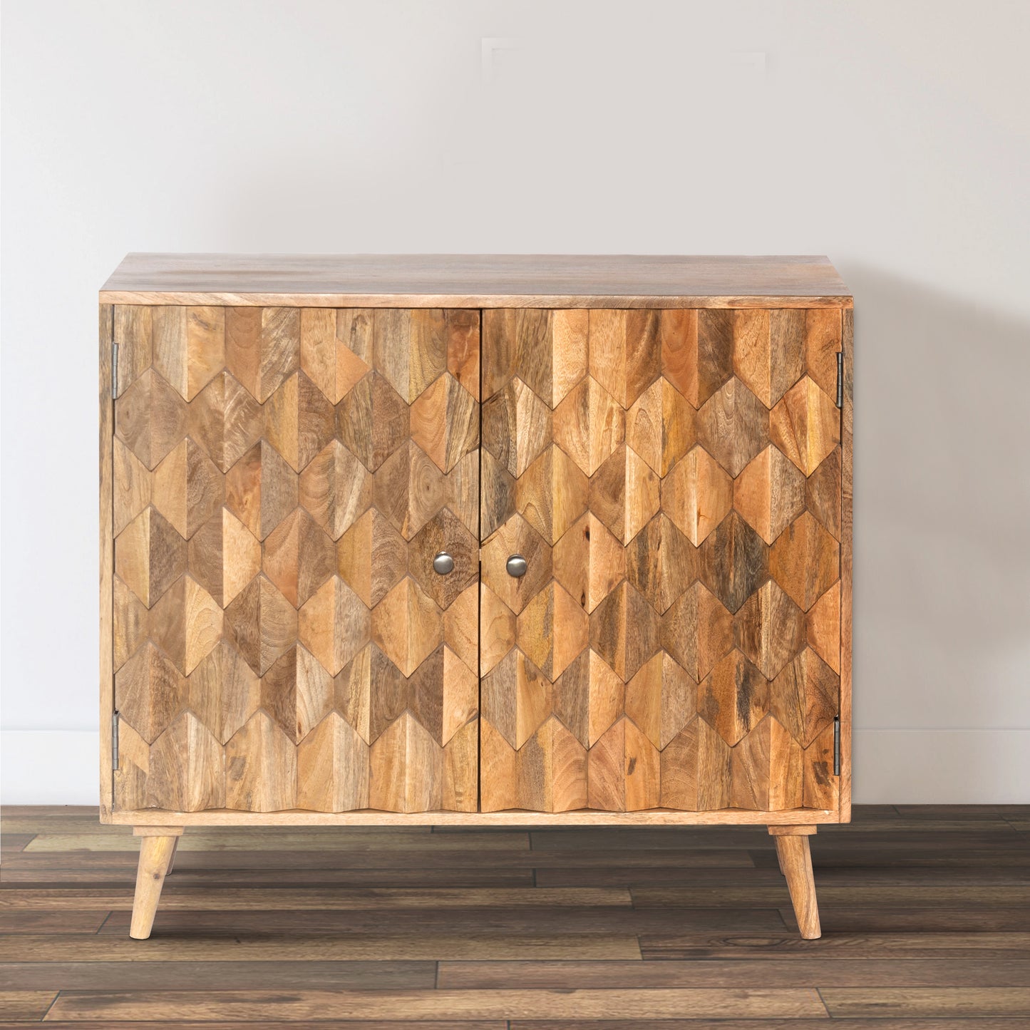 Honeycomb Handcrafted Accent Cabinet