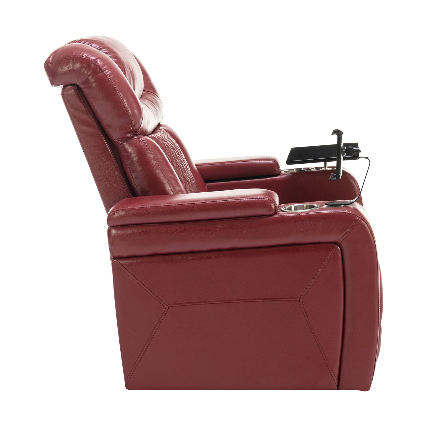 Comfort Max 270 Degree Swivel Power Recliner - Red