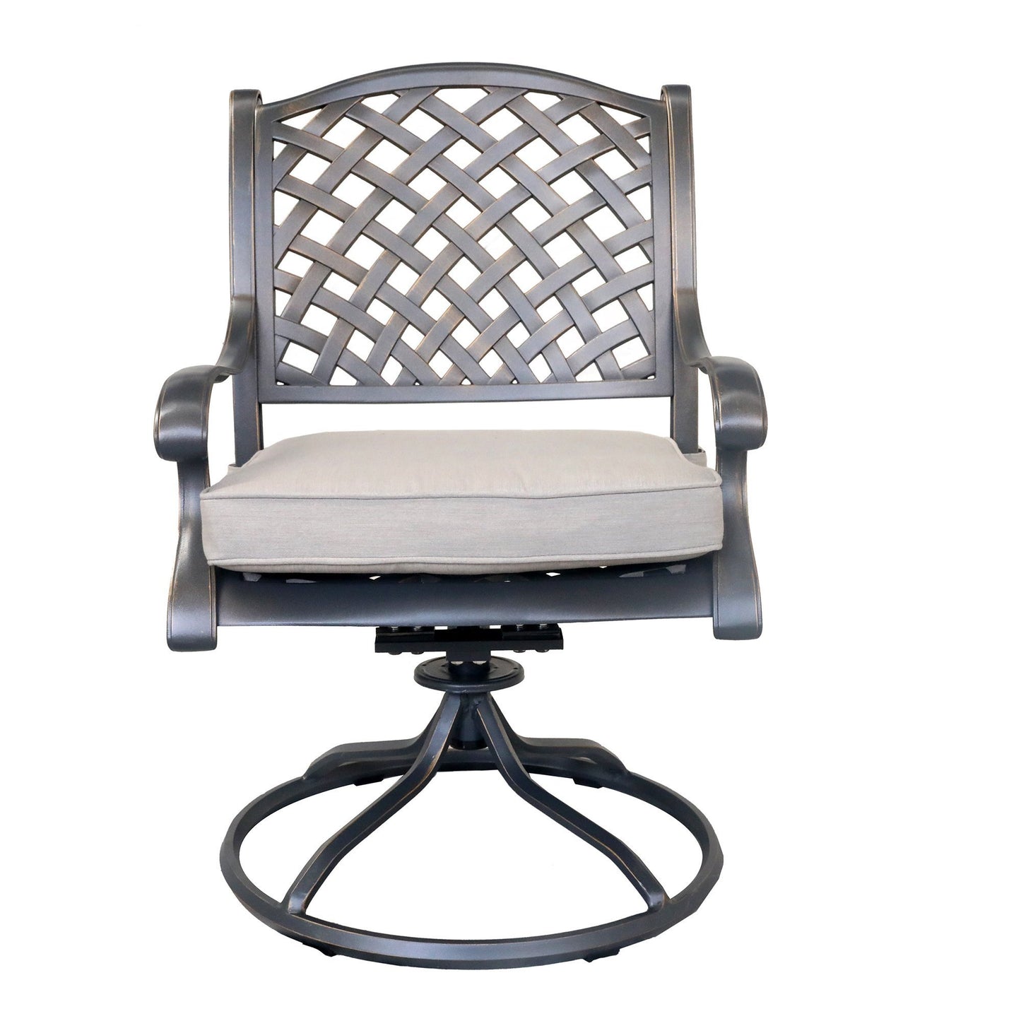 Rosita Patio Dining Swivel Rocker (Set of 2) - Tan