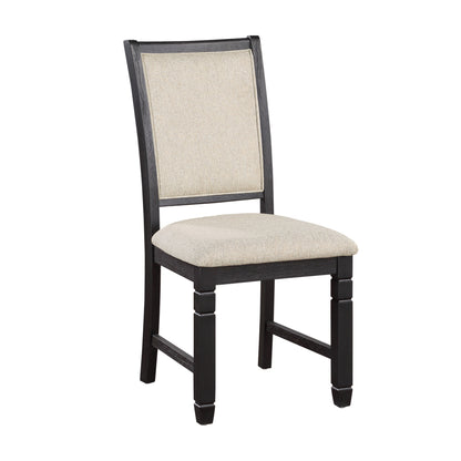 Rex Dining Chair  (Set of 2) - Black