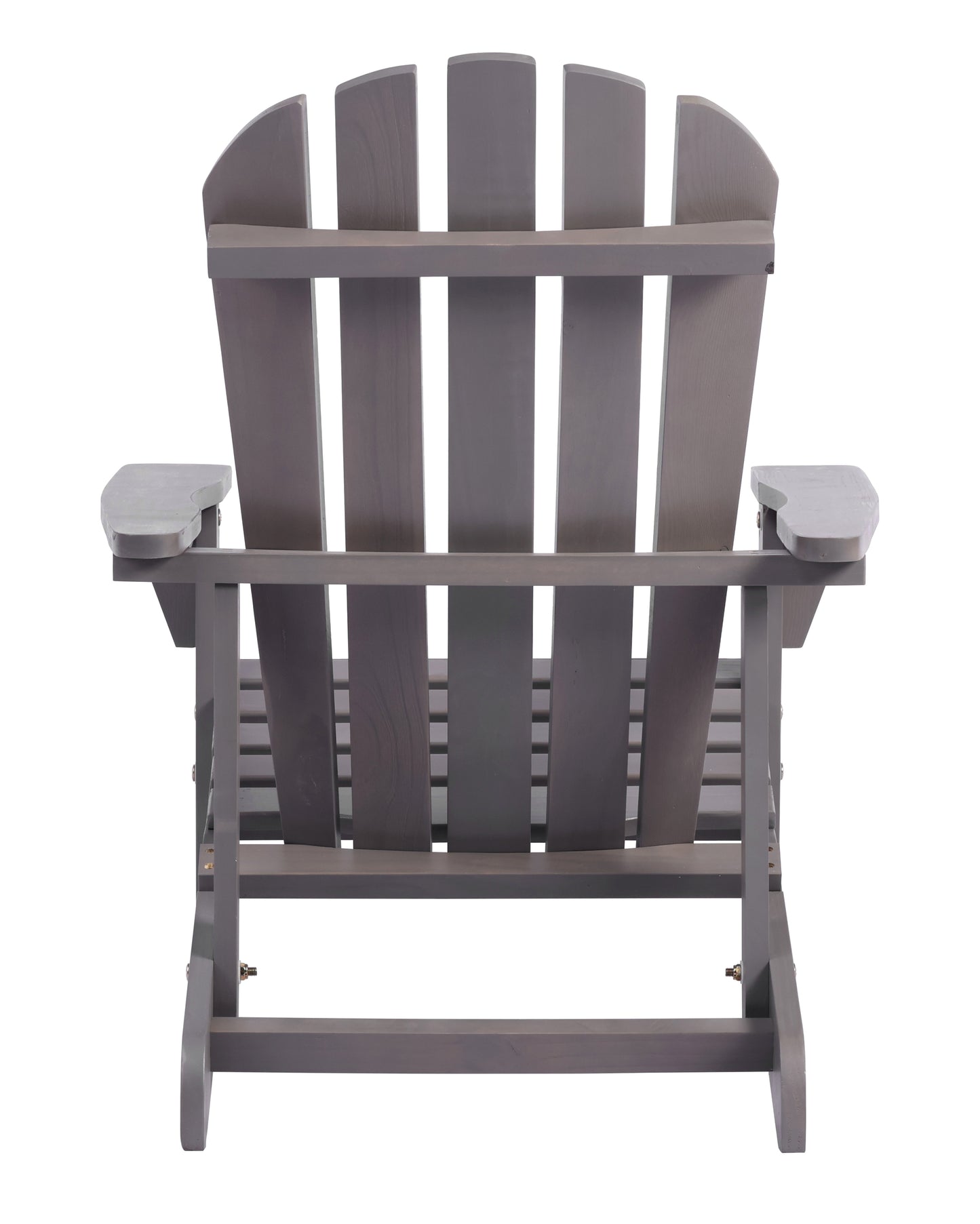 Seymour Outdoor Patio Adirondack Chair Solid Wood - Dark Gray