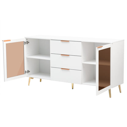 Domie Two-door Storage Cabinet - White