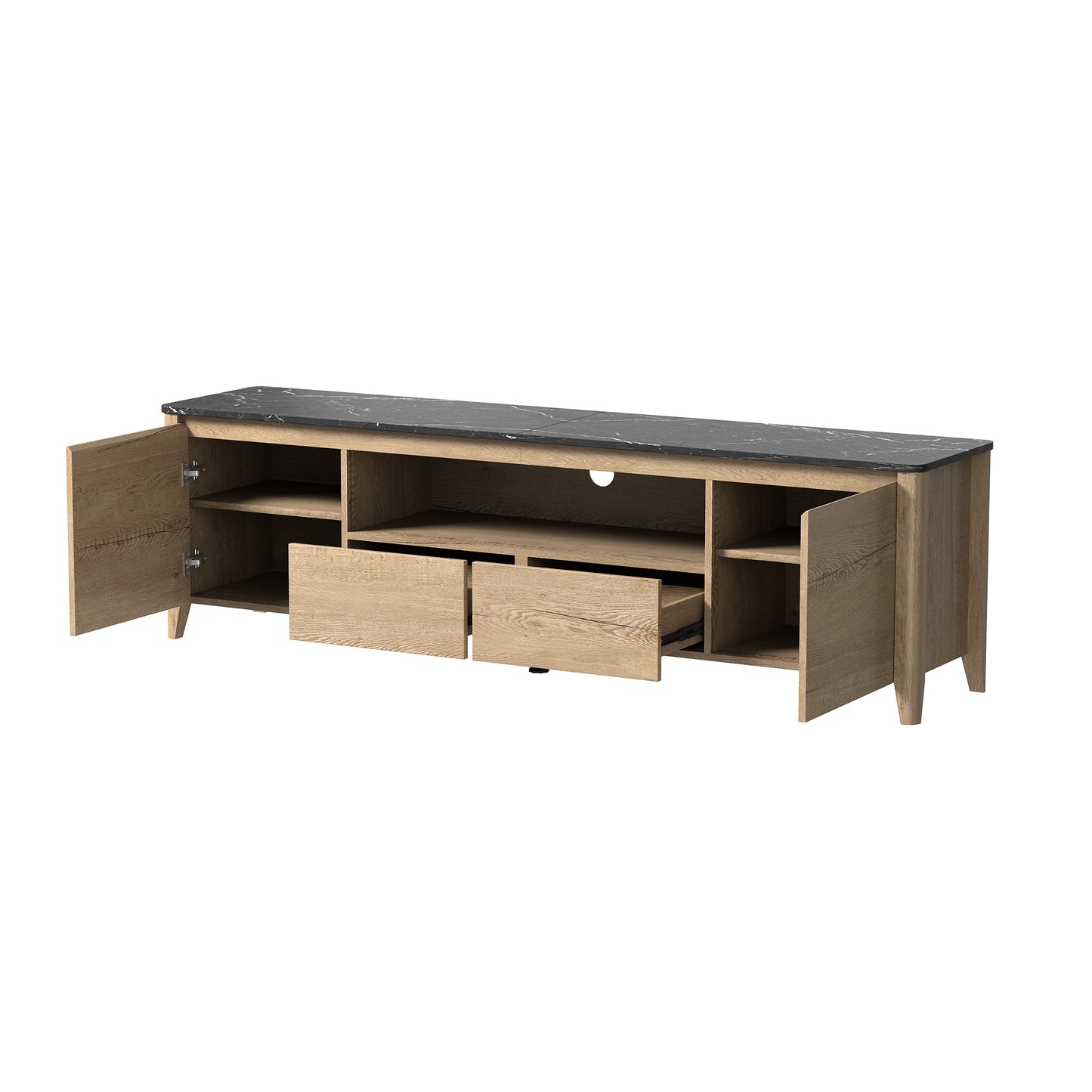 Kat TV Media Entertainment Console - Natural