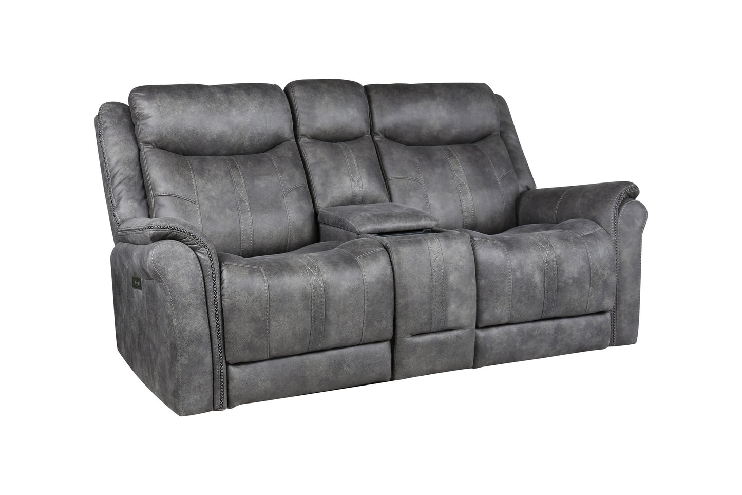 Lennox Console Loveseat - Dark Gray