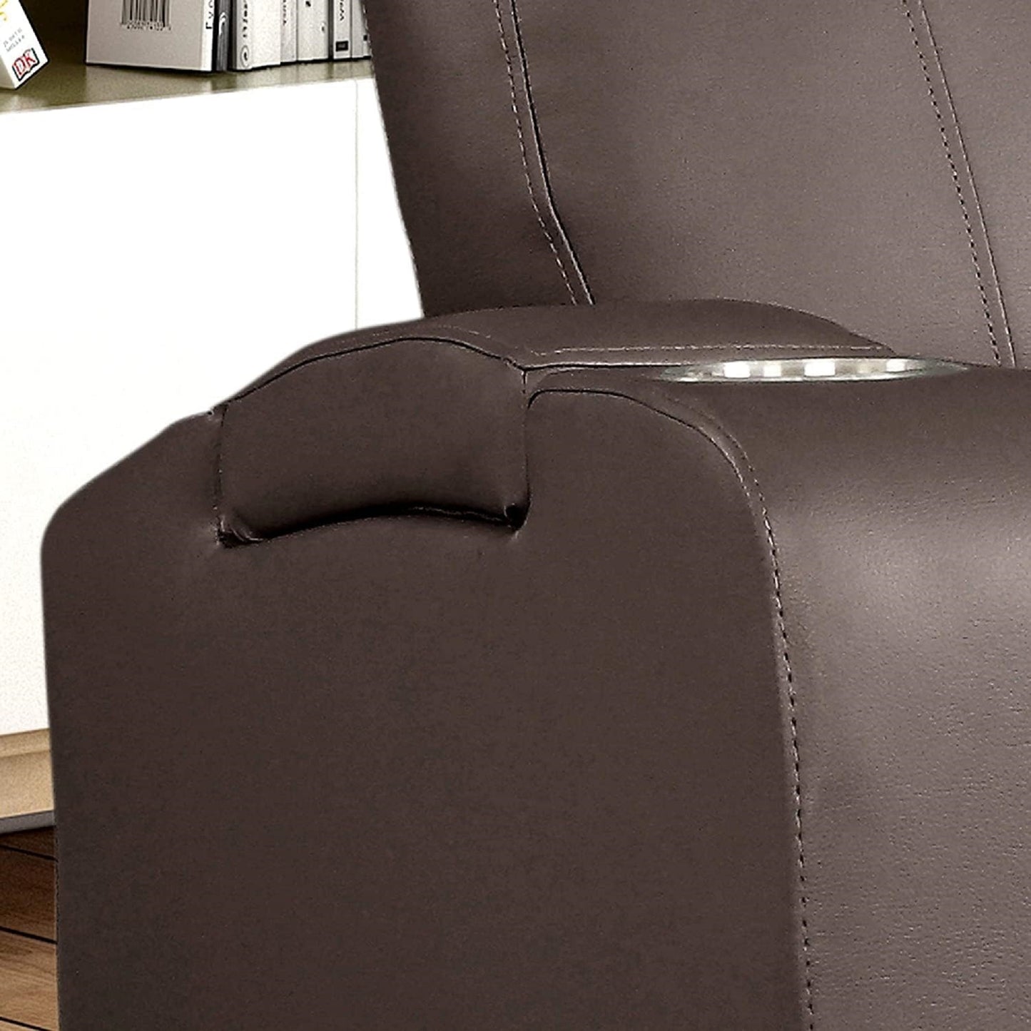 Aliza Modern Power Recliner Chair - Espresso