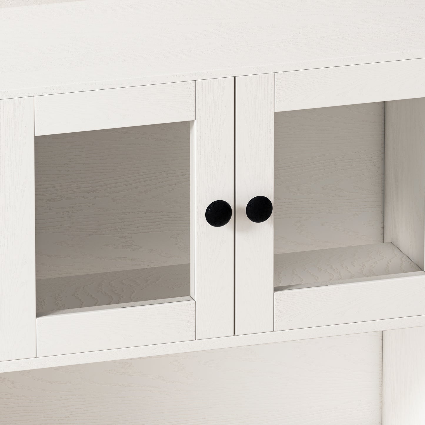 Dara 4 Door Storage Cabinets With LED Light - White