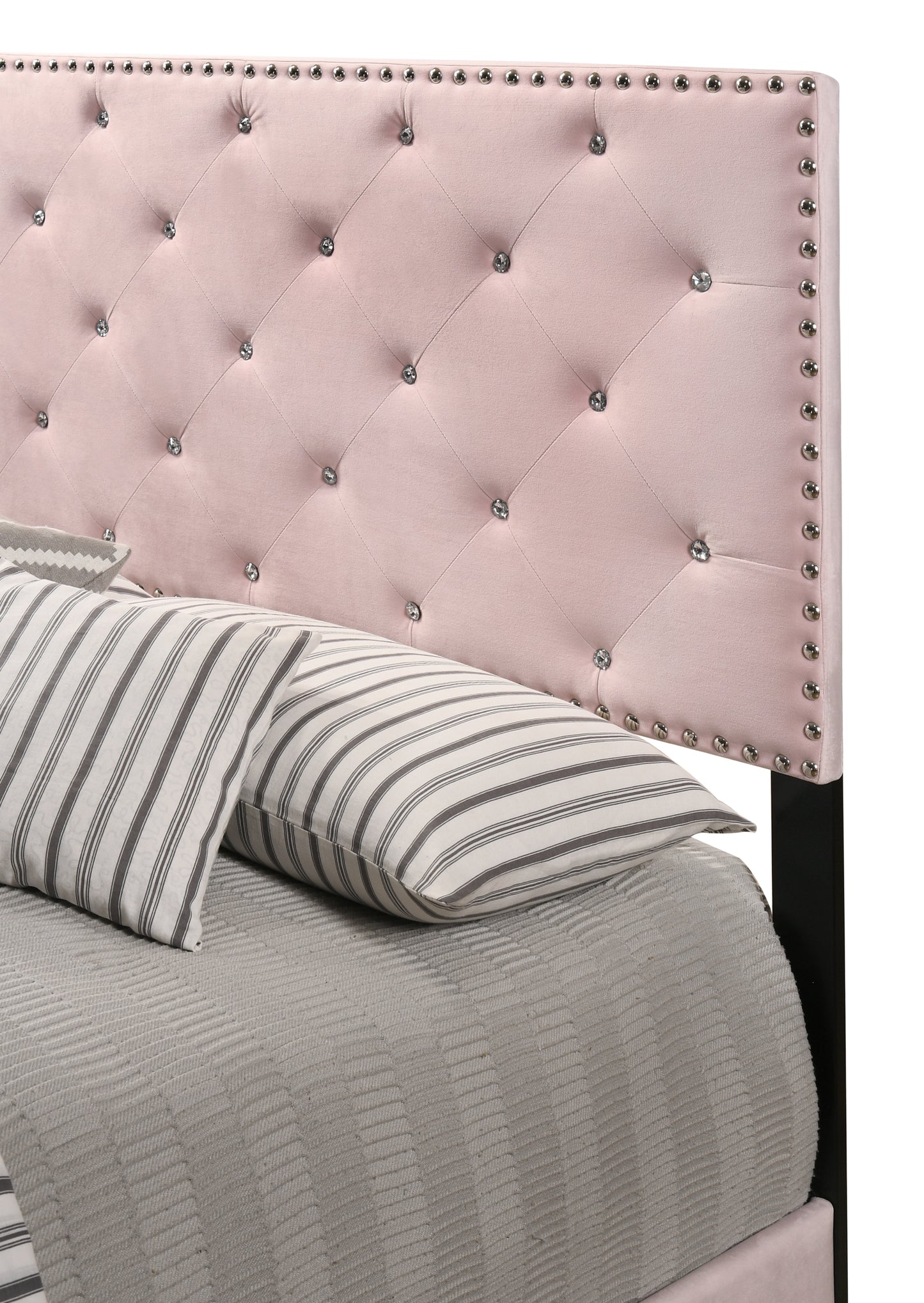 Suffolk Queen Size Bed - Pink