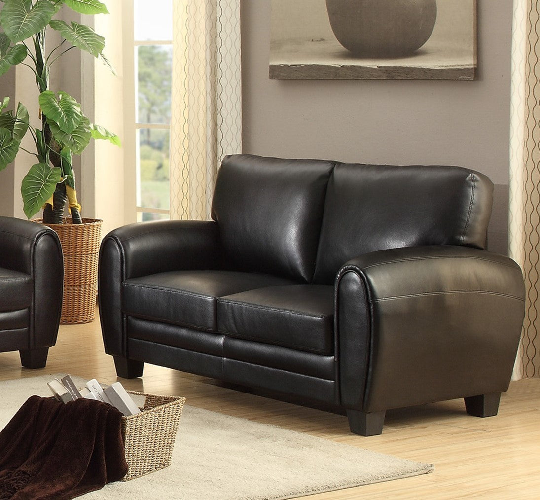 Retro Loveseat - Black