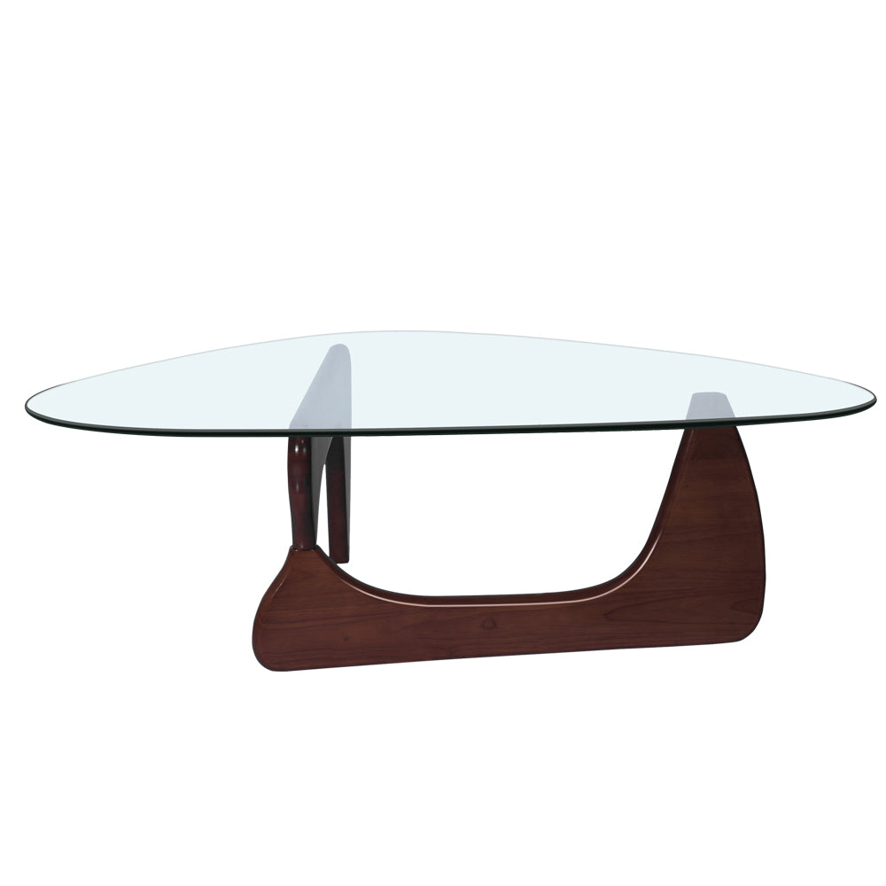 Modern Triangle coffee table - Dark Brown