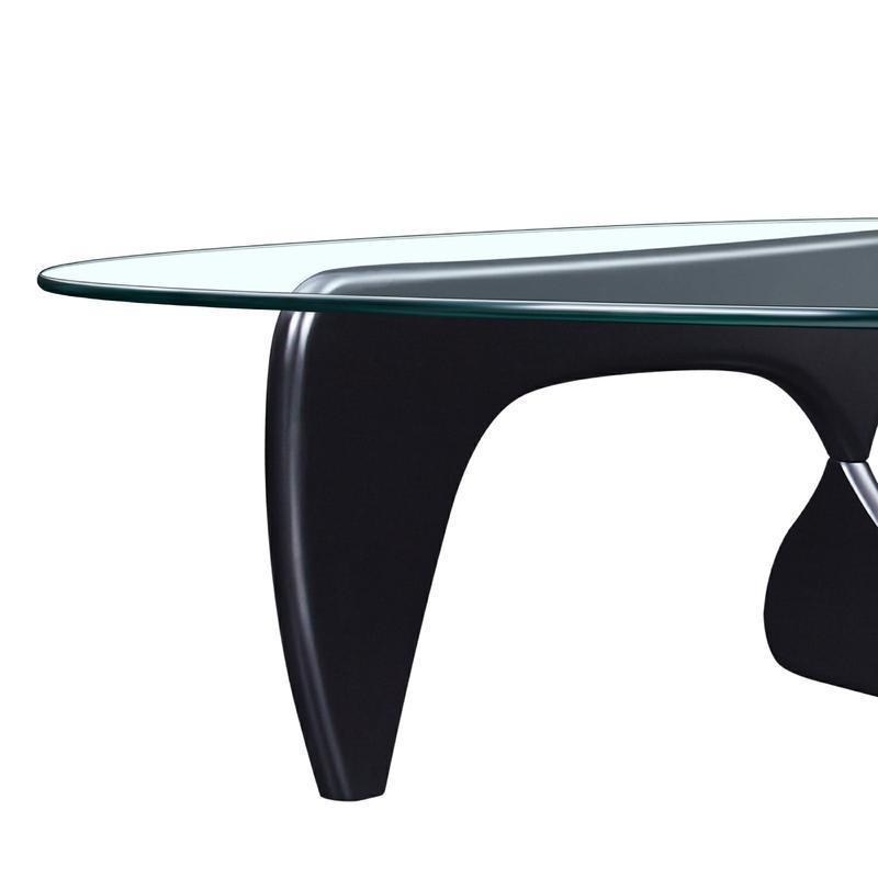 Modern Triangle coffee table - Black