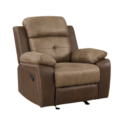 Mason Plush Comfort Reclining Chair - Brown