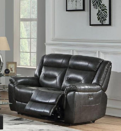 Imogen Leather Loveseat (Power Motion)