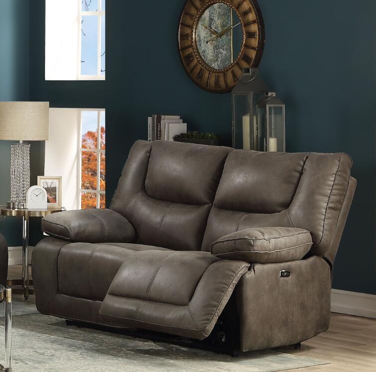 Harumi Loveseat (Power Motion) - Gray