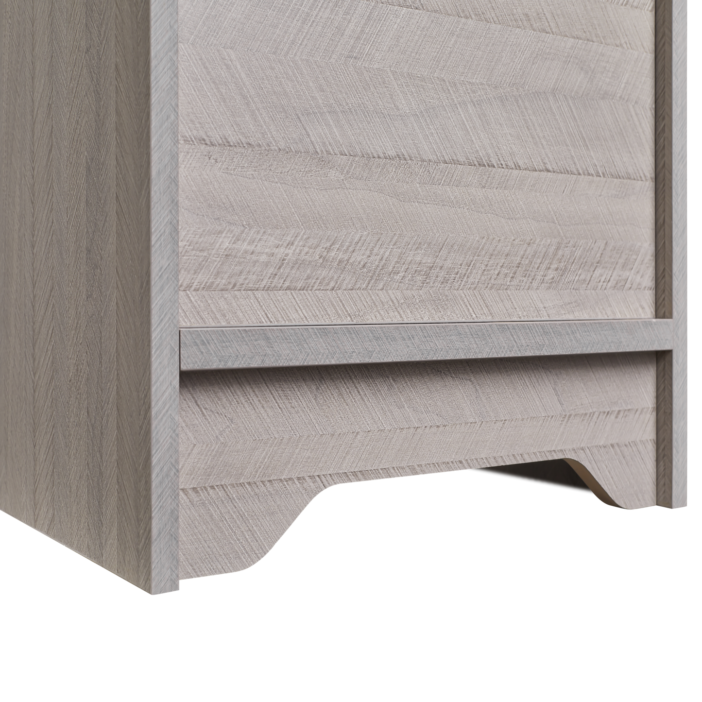 Eleanor Wooden Nightstand - Gray