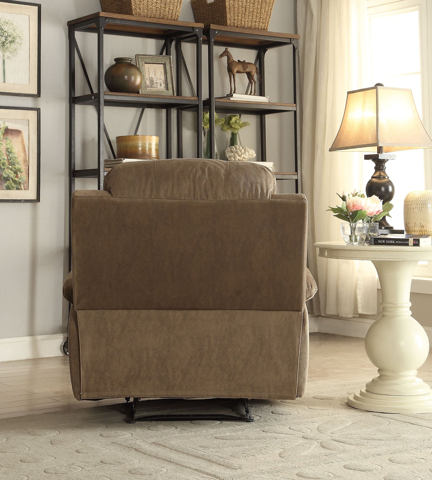 Bina Microfiber Recliner - Taupe