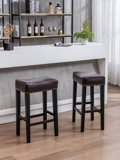 Urban Counter Height 29" Bar Stools -  Brown  Set of 2