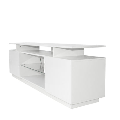 Utto TV Stand for 80 Inch TV Stands - White