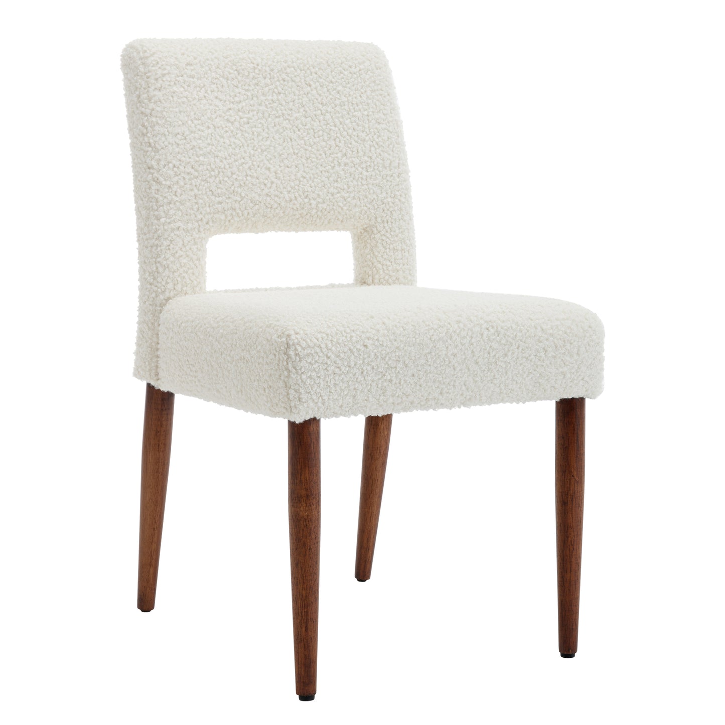 Giordano Dining Chairs with Solid Wood (Set of 2) - Cream