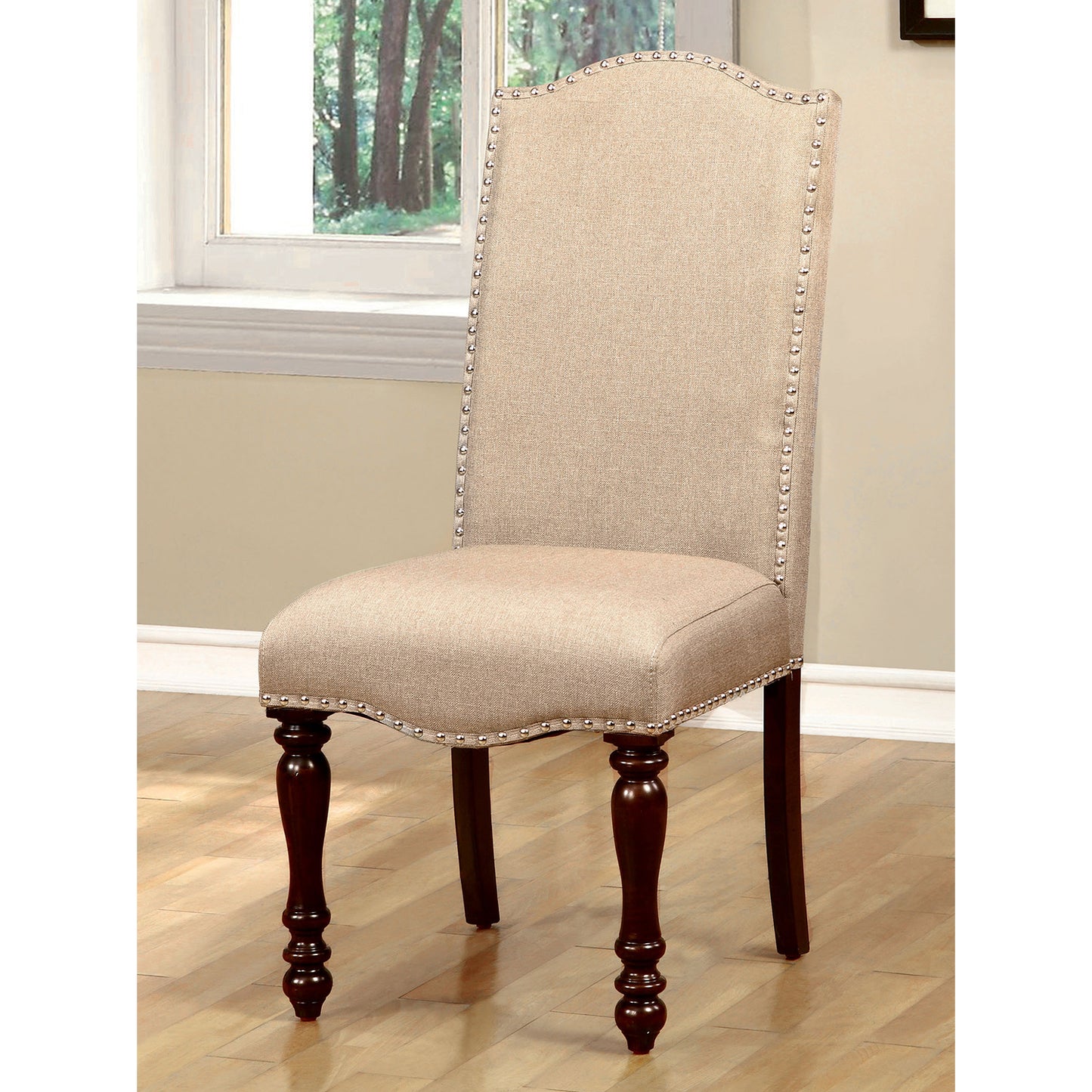 Harrington Fabric Upholstered Dining Chairs (Set of 2)