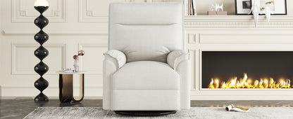 Hano 360° Swivel Recliner Chair - Beige