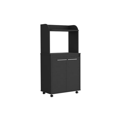 Wave Kitchen Cart- Black