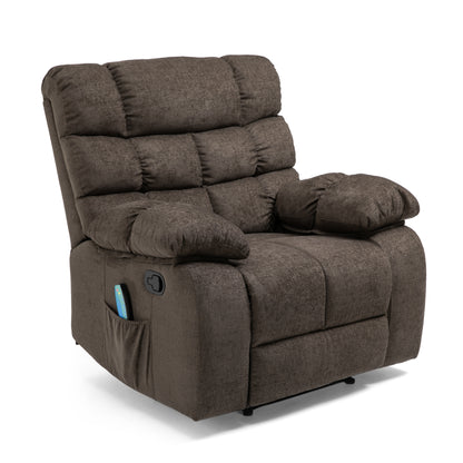 Jovan Power Recliner with Massage - Brown