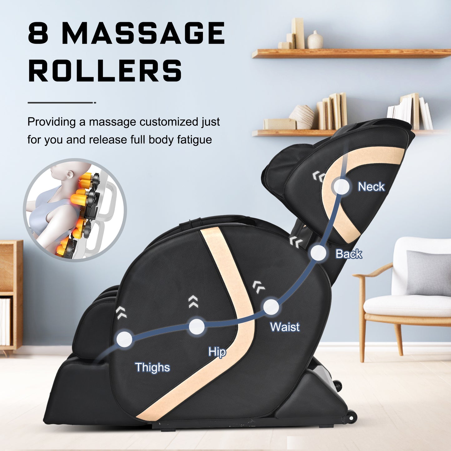 Vo Massage Recliner with Zero Gravity Full Body Air Pressure