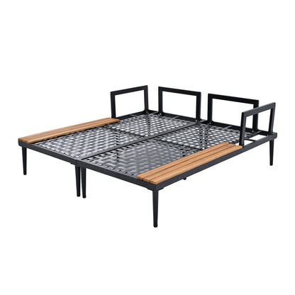 Herta Outdoor Daybed Patio - Gray