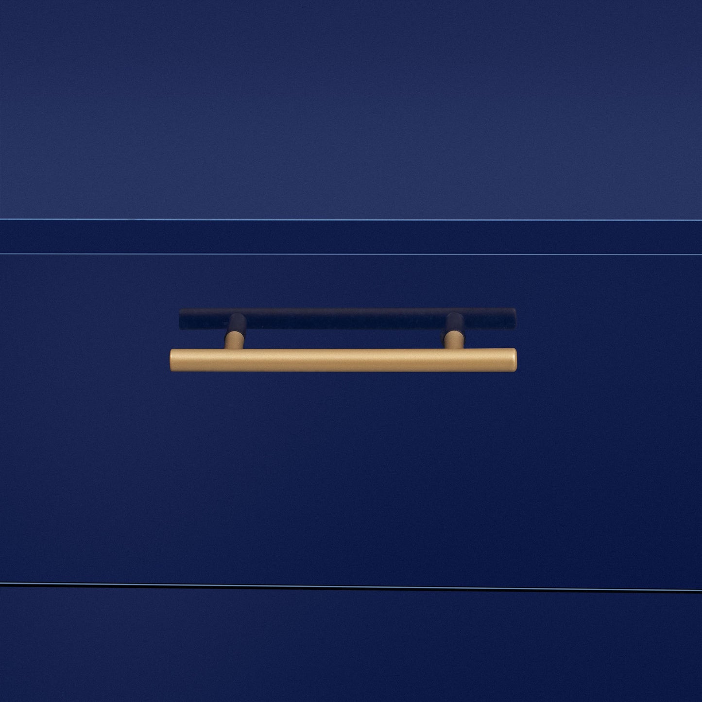 Melo Wooden Storage Cabinet - Navy Blue