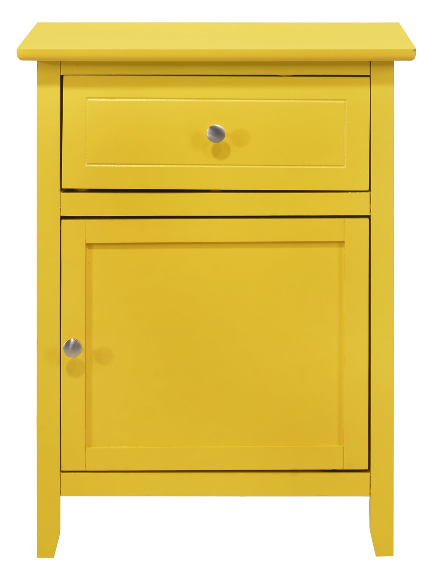 Izzy 1 Drawer 1 Door Nightstand - Yellow