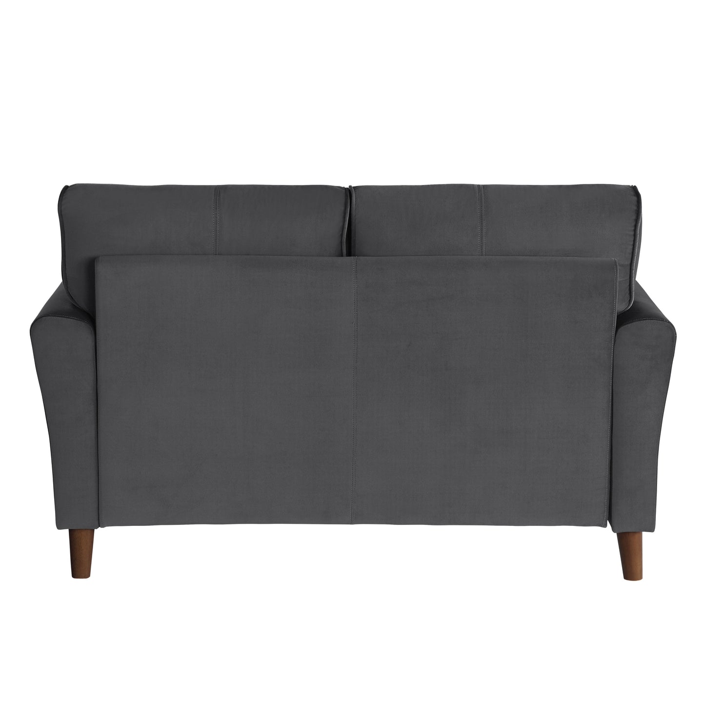 Astoria Velvet Loveseat - Gray