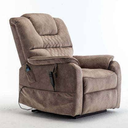 Eriga Power Lift Recliner Chair (180 degree lying flat) - Brown