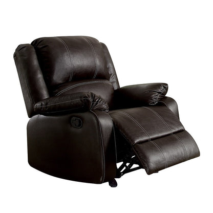 Zuriel Motion Rocker Recliner - Brown