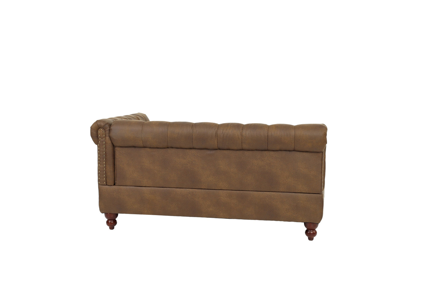 Jaya Reversible One Arm Loveseat - Dark Coffee