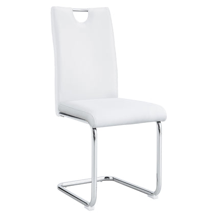 Huntington PU Dining Chairs (Set of 4) - White