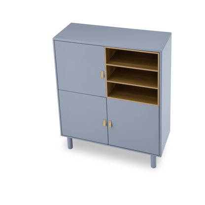 Giga Storage Wooden Cabinet - Blue