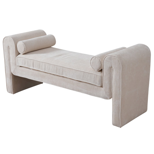 Regent Upholstered Bench - Cream