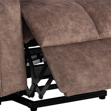 Harris Power Lift Recliner Chair with Massage - Brown