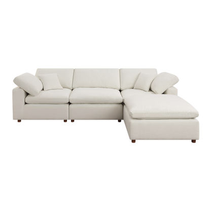 Dallah Modern Modular Sectional Sofa Set 1 - White