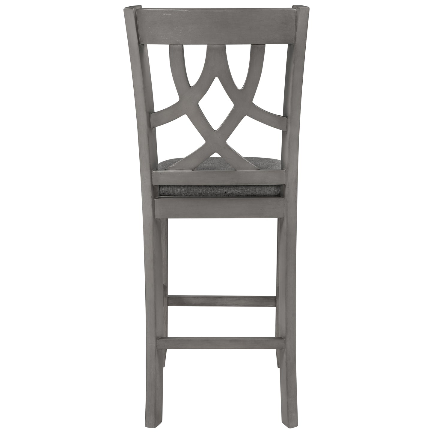 Aisha Counter Height Kitchen Dining Chairs (Set of 2) - Gray