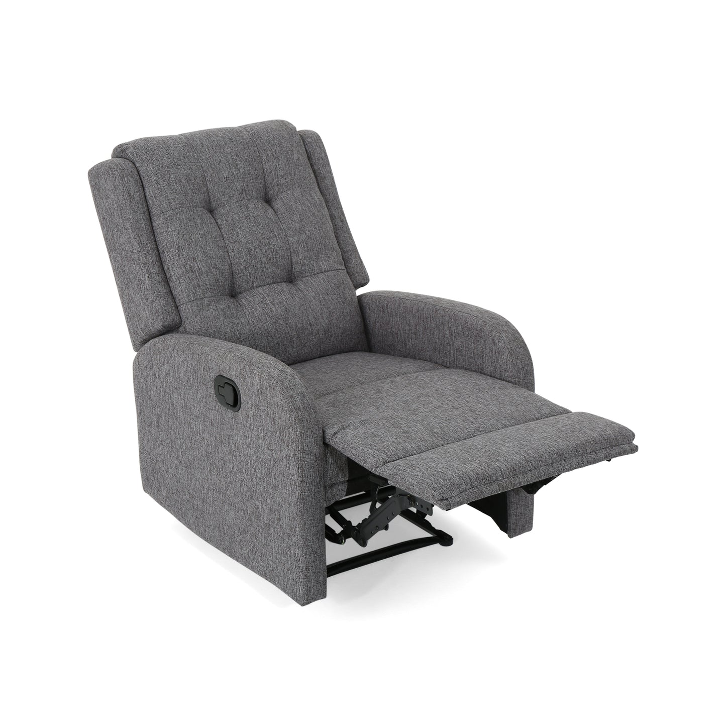 Flora Manual Recliner Chair - Charcoal