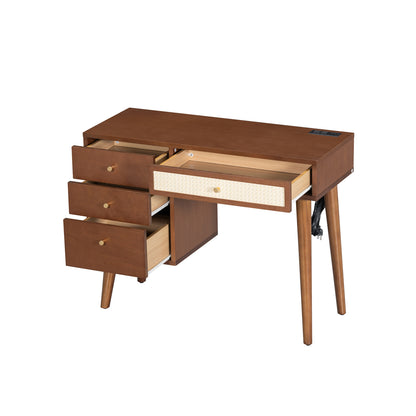 Zano Makeup Vanity Set - Walnut