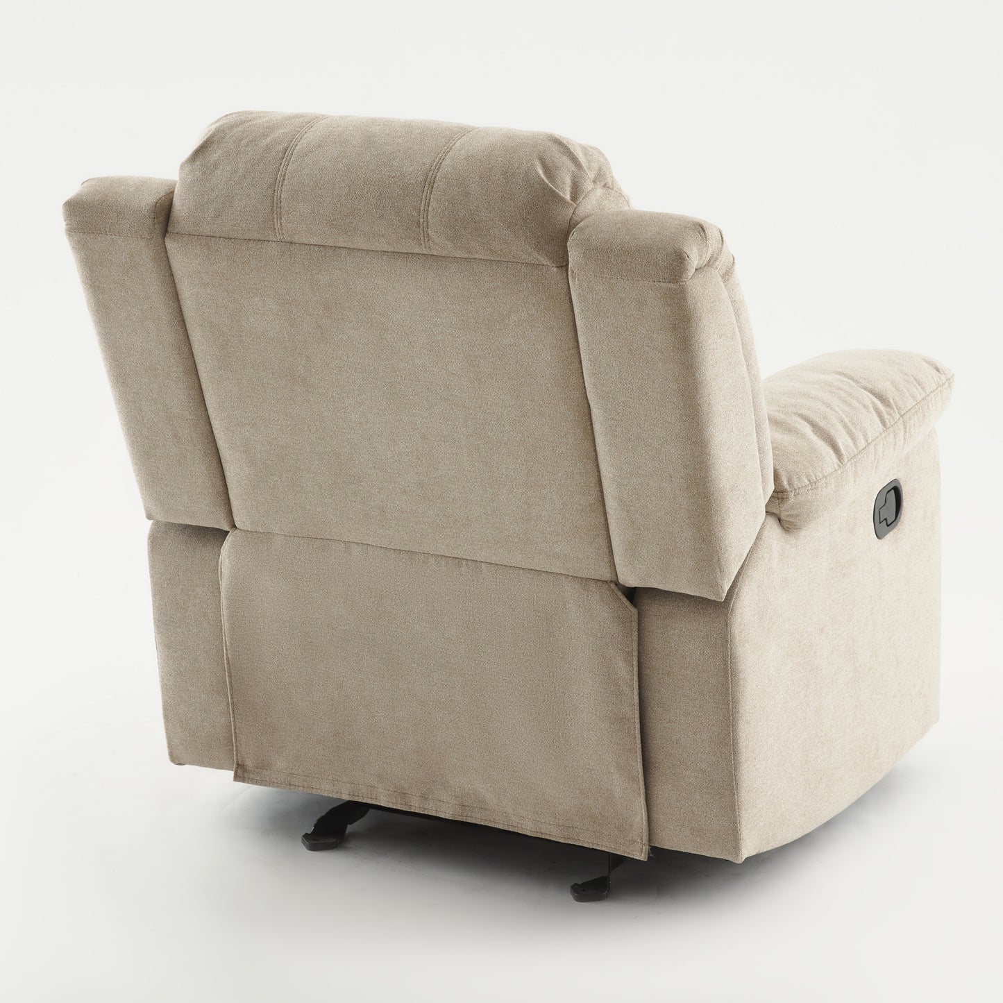 Weber Microfiber Glider Recliner - Sand