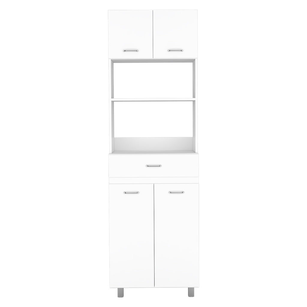 Caribe Microwave Cabinet - White