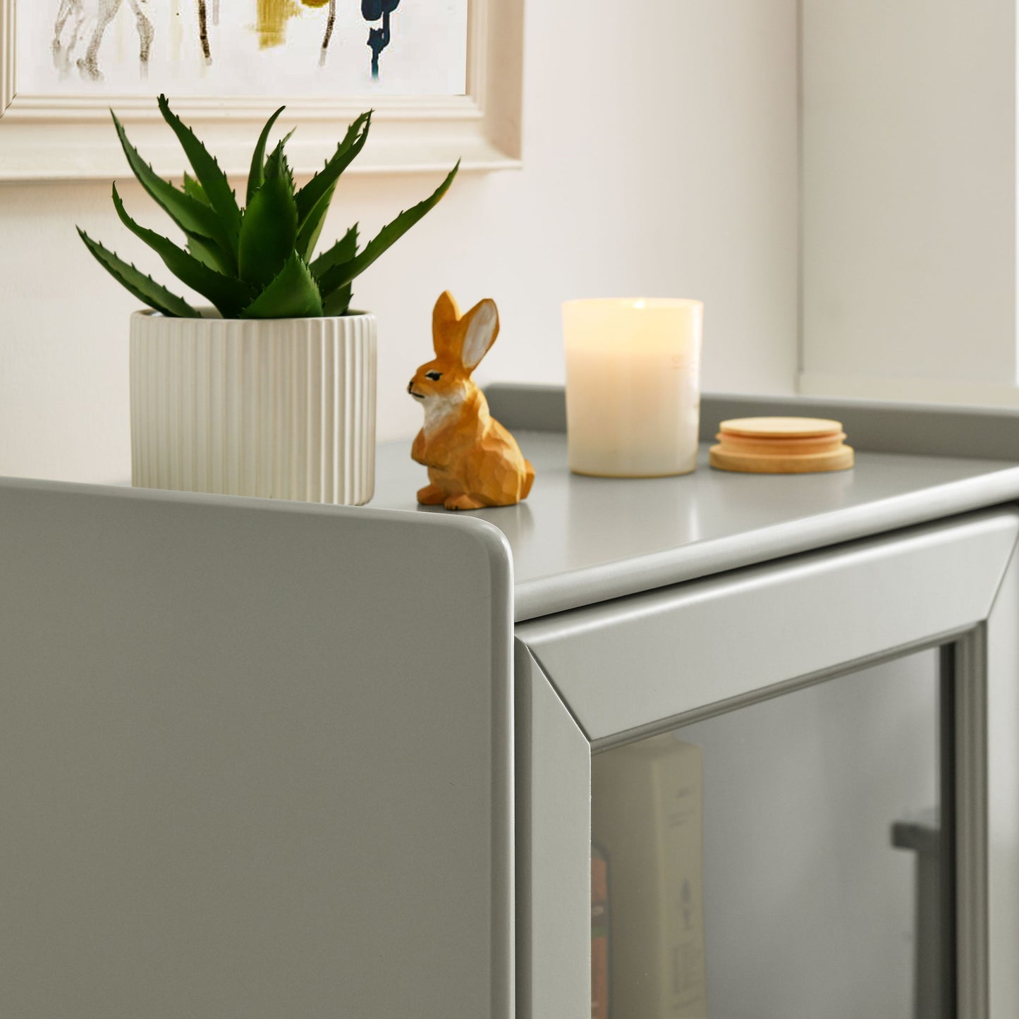 Warner Bathroom Storage Cabinet - Gray