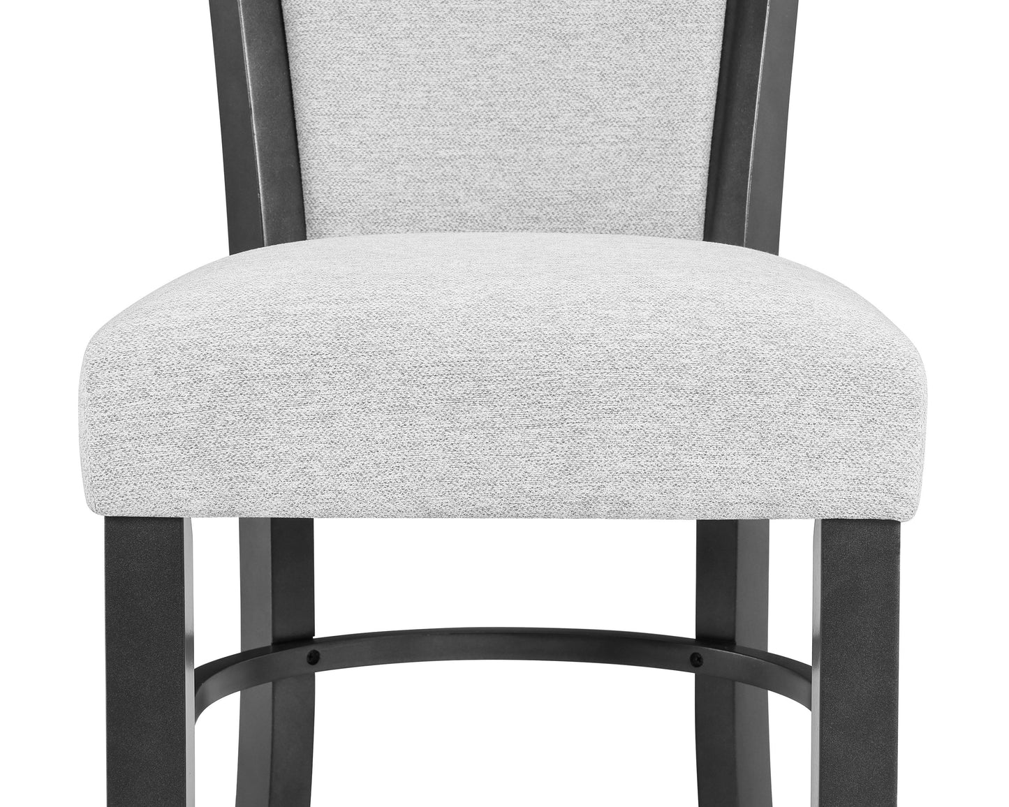 Oliver Fabric Counter Height Dining Side Chair (Set of 2) - Gray