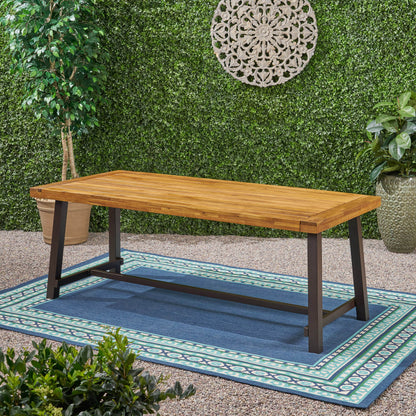 Melita Patio Wood Dining Table -  Teak