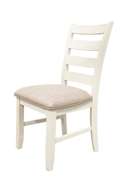 Viva II Fabric Cushion Seats Dining Chair (Set of 2) - White