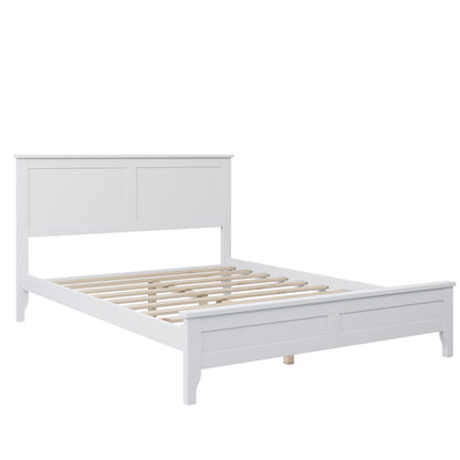 Miller Full Size Platform Bed Frame - White